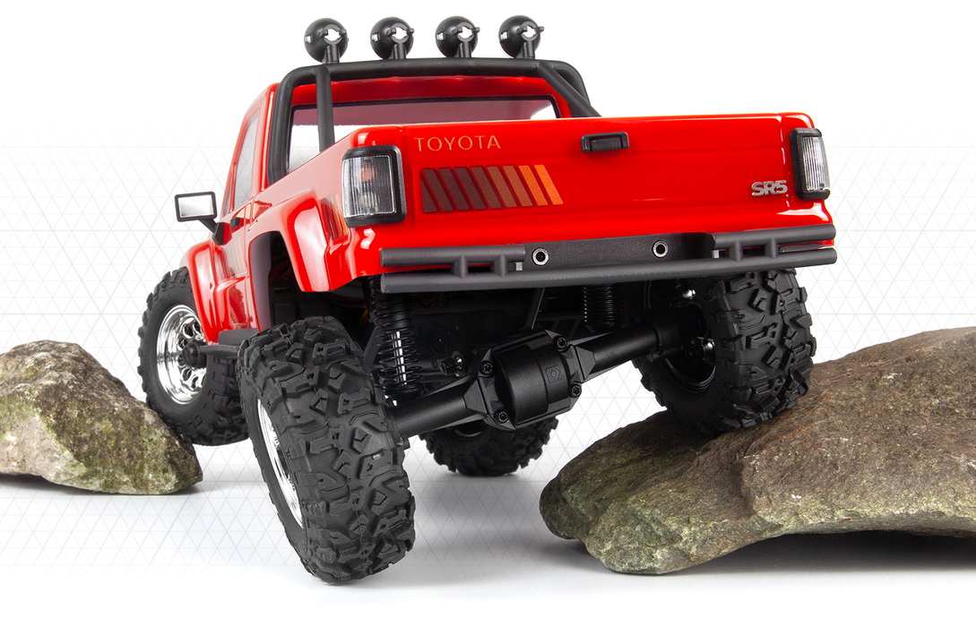 HPI 160969 Venture18 Flux 1985 Toyota Hilux SR5 - Red (Trail Version)