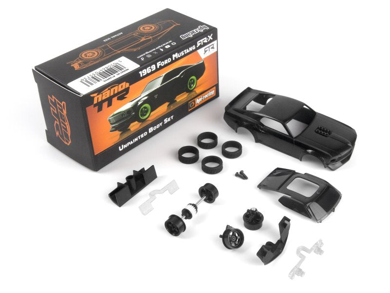 HPI 160970 1969 Ford Mustang unpainted Body Set for Nano-TTR