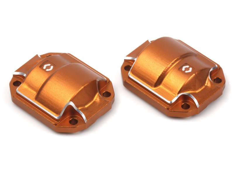 HPI 161143 Orange Aluminum Diff Cover 2 Pack for Venture18