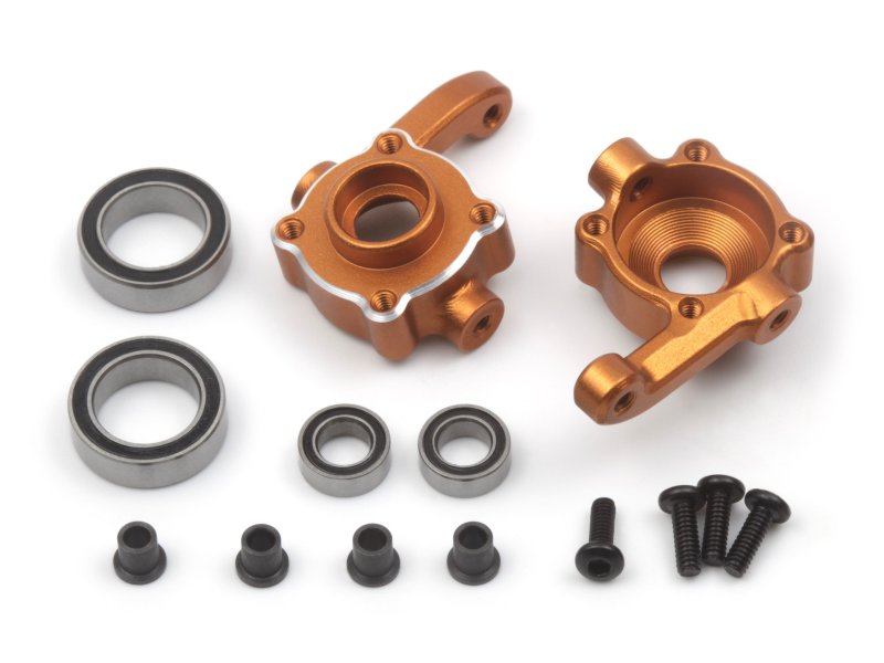 HPI 161146 Orange Aluminum Steering Spindle Set for Venture18