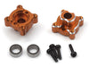 HPI 161154 Orange Aluminum Rear Hub Set 2 Pack for Venture18