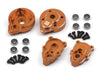 HPI 161161 Orange Aluminum Portal Rear Hub Set 2 Pack for Venture18