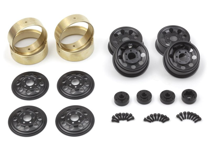 HPI 161162 Black CS-8 Steel Beadlock Wheel 1.2in 4 Pack for Venture18