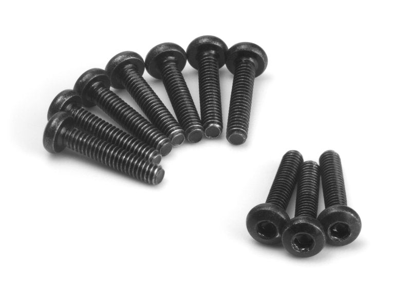 HPI 161182 Button Head Screw M2x10mm (10 Pack)