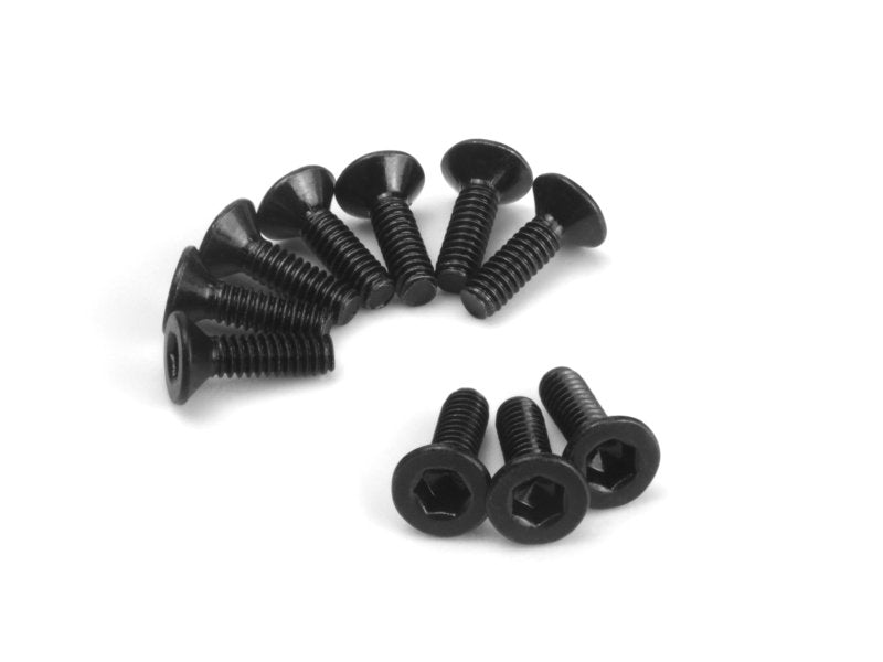 HPI 161186 Flat Head Screw M1.7x6mm (10 Pack)