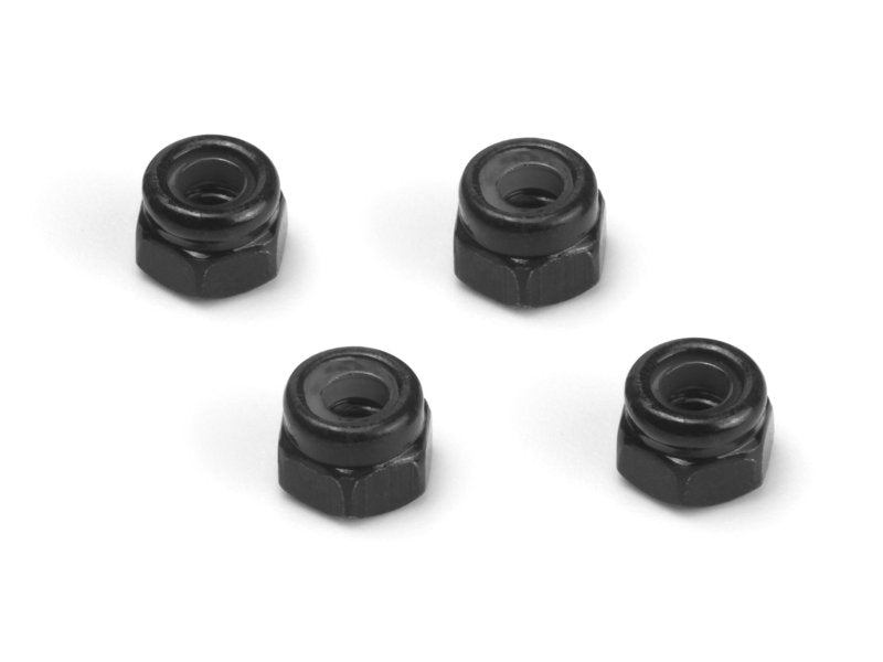 HPI 161188 Lock Nut M2.5 (Black/4 Pack)
