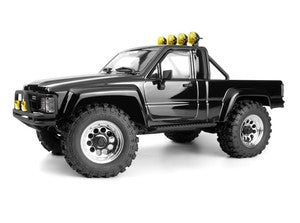 HPI 160968 Venture18 Flux 1985 Toyota Hilux SR5 - Black (Trail Version)