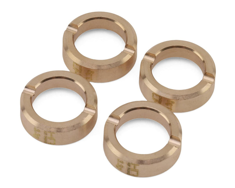 Hot Racing HRASXTY155H Axial SCX30 3.3g Brass Wheel Weights (4 Pack)