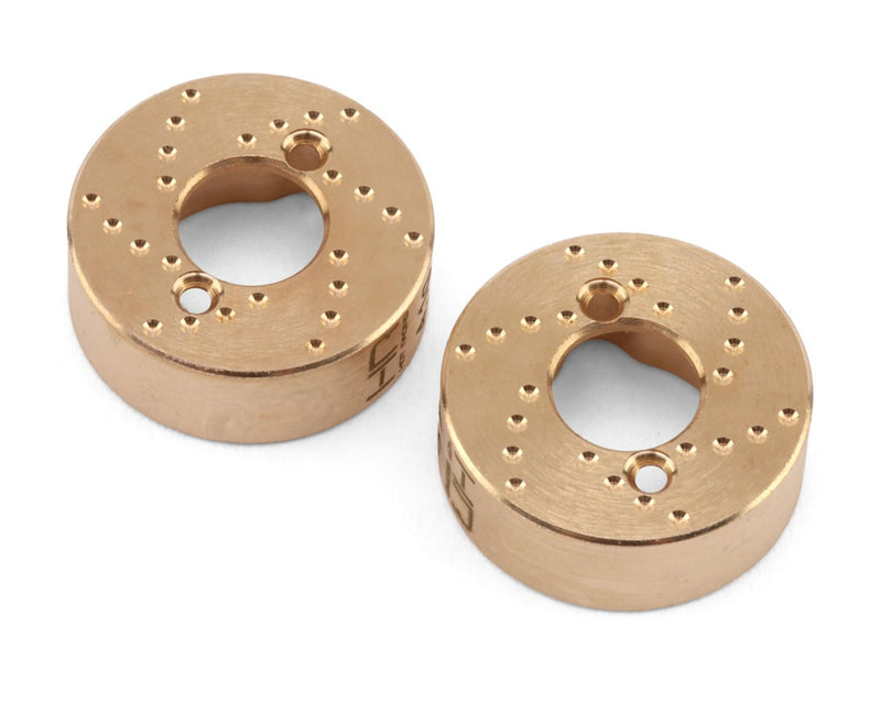 Hot Racing HRASXTY22H Axial SCX30 4.1g Brass Rear Counter Weights (2 Pack)