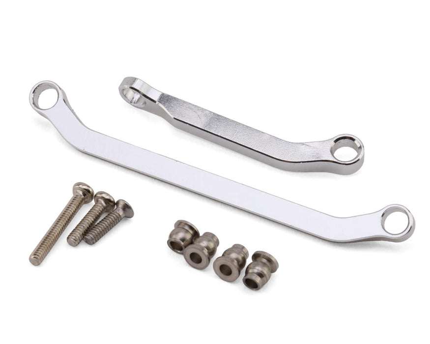 Hot Racing HRASXTY4908 Silver Axial SCX30 Aluminum Steering Links Set