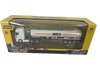 HuiNa 1/50 Diecast White Euro Truck with White Tanker Trailer