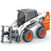 HuiNa 1708 1/50 Diecast Skid Loader with Tree Hugger Construction Toy