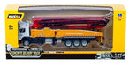 HuiNa 1709 1/50 Diecast Yellow Cement Pumper Truck Construction Toy