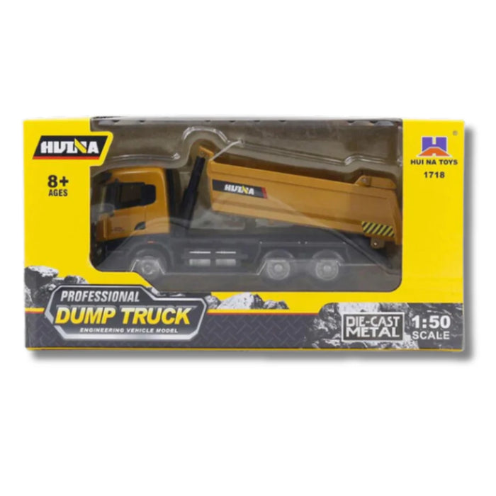 HuiNa 1718 1/50 Diecast Dump Truck Construction Toy