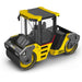 HuiNa 1724 1/50 Diecast Road Roller Construction Toy