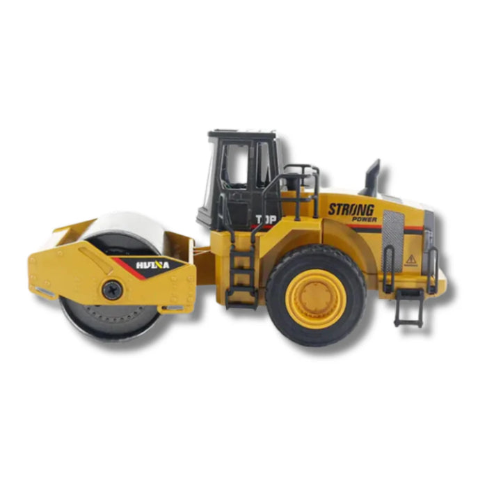 HuiNa 1915 1/40 Diecast Road Roller Construction Toy