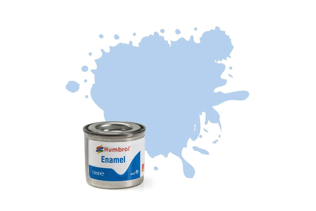 Humbrol AA0044 44 Matte Pastel Blue Enamel Paint 14ml Tinlet