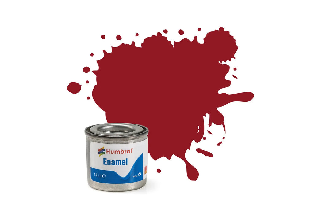 Humbrol AA0223 20 Gloss Crimson Enamel Paint 14ml Tinlet