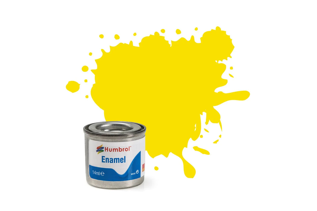 Humbrol AA1095 99 Matte Lemon Enamel Paint 14ml Tinlet