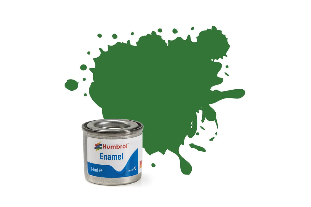 Humbrol AA1448 131 Satin Mid Green Enamel Paint 14ml Tinlet