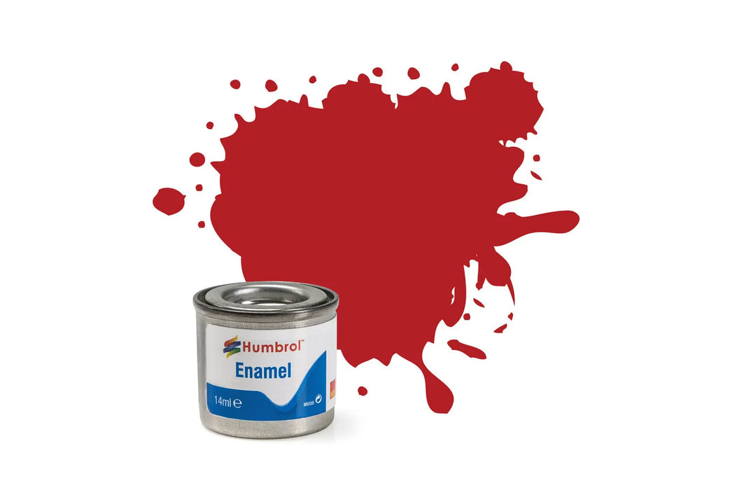 Humbrol AA1660 153 Matte Insignia Red Enamel Paint 14ml Tinlet