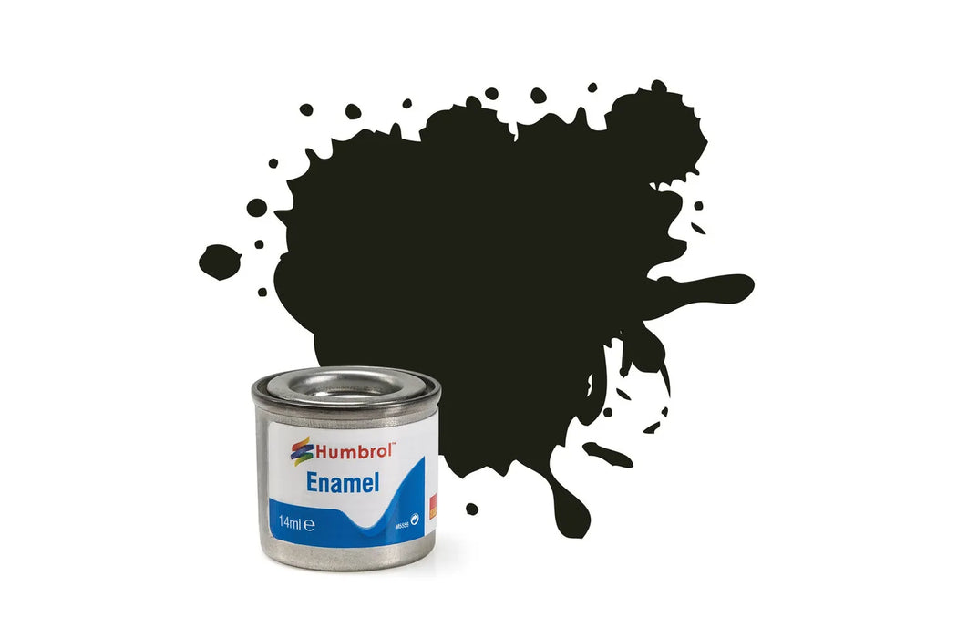 Humbrol AA1777 163 Satin Dark Green Enamel Paint 14ml Tinlet