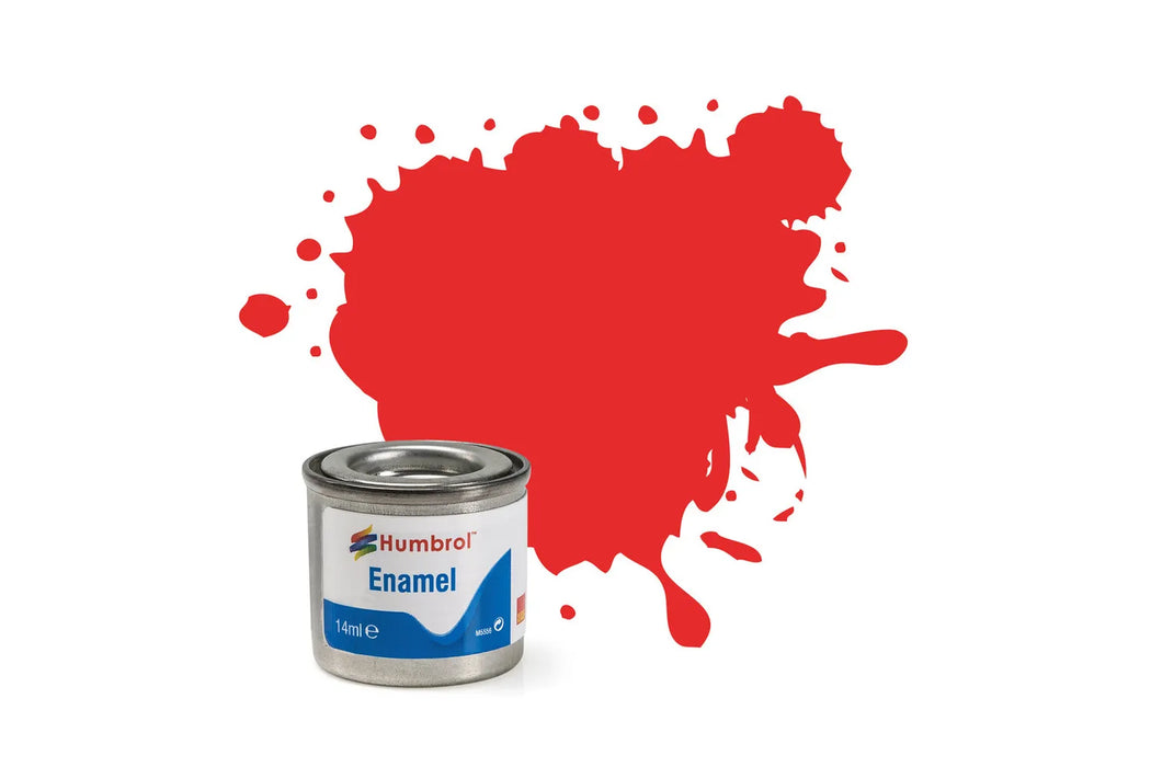 Humbrol AA7105 209 Gloss Fire Orange Enamel Paint 14ml Tinlet