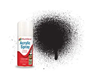 Humbrol AD6033 33 Matte Black Primer 150ml Spray Paint