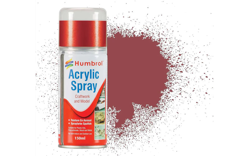 Humbrol AD6073 73 Matte Wine Red 150ml Spray Paint