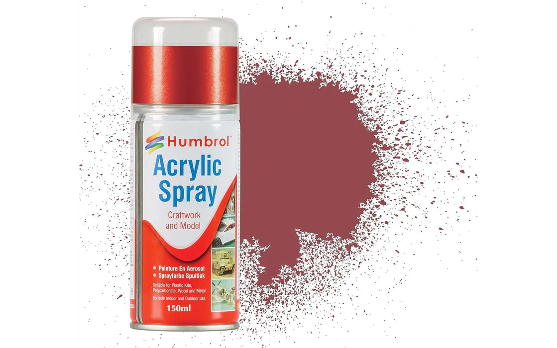 Humbrol AD6073 73 Matte Wine Red 150ml Spray Paint