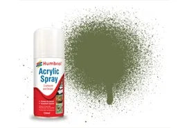 Humbrol AD6080 80 Matte Grass Green 150ml Spray Paint
