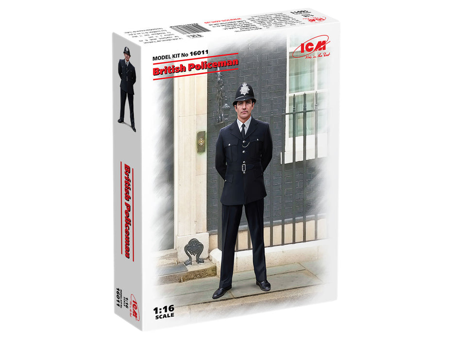 ICM Models 16011 1/16 British Policeman Figure Model Kit