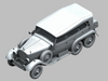 ICM Models 24012 1/24 G4 with Open Cover WWII German Personnel Car Model Kit