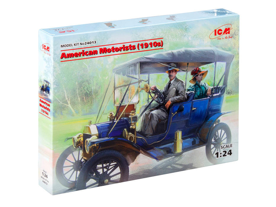 ICM Models 24013 1/24 American Motorists (1910s) Figures Model Kit