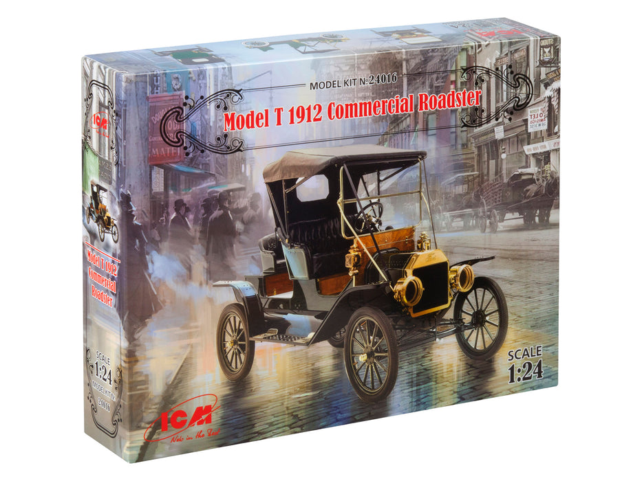 ICM Models 24016 1/24 American Model T 1912 Commercial Roadster Model Kit