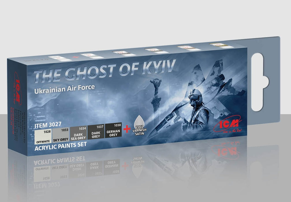 ICM Models 3027 The Ghost of Kyiv: Ukrainian Paint Set