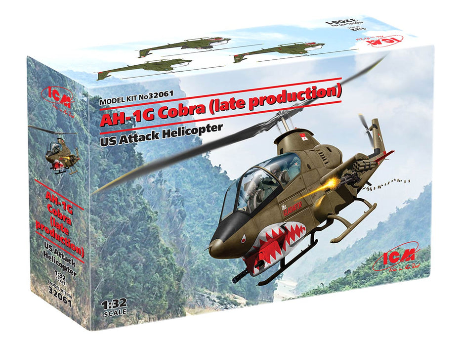 ICM Models 32061 1/32 AH-1G Cobra (Late Production) Helicopter Model Kit