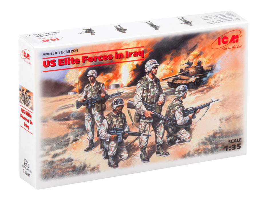 ICM Models 35201 1/35 US Elite Forces in Iraq Figures Model Kit