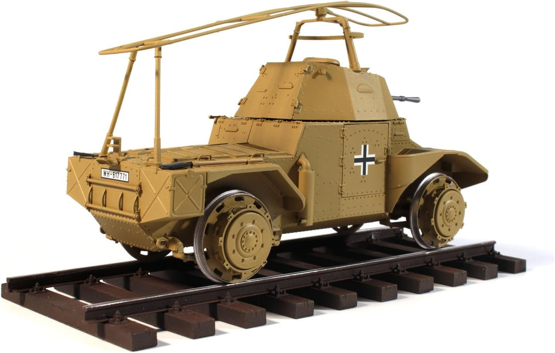 ICM Models 35376 1/35 WWII German Armoured Vehicle Panzerspähwagen P 204(f) Railway Model Kit