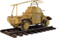 ICM Models 35376 1/35 WWII German Armoured Vehicle Panzerspähwagen P 204(f) Railway Model Kit
