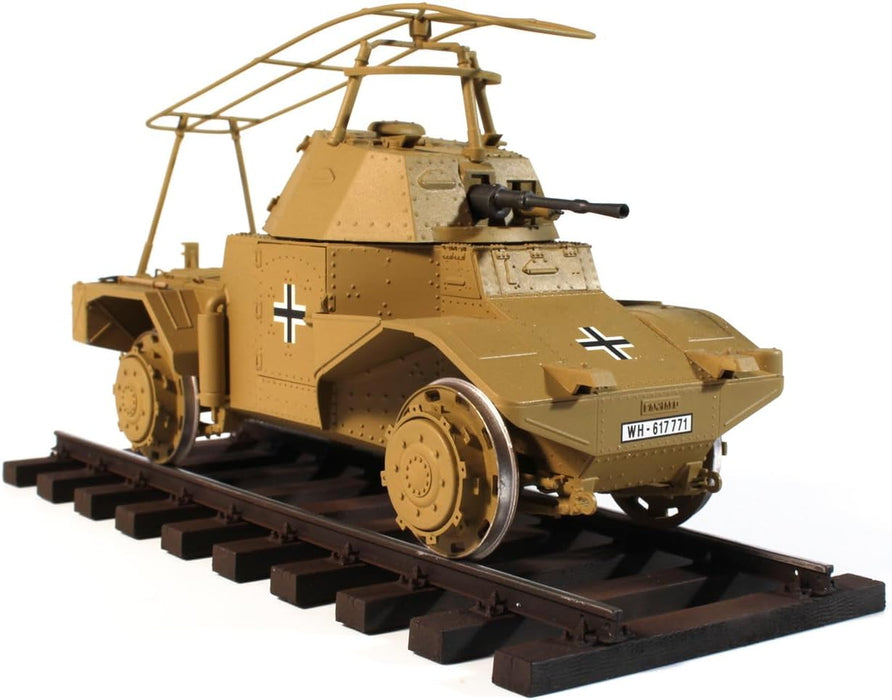 ICM Models 35376 1/35 WWII German Armoured Vehicle Panzerspähwagen P 204(f) Railway Model Kit