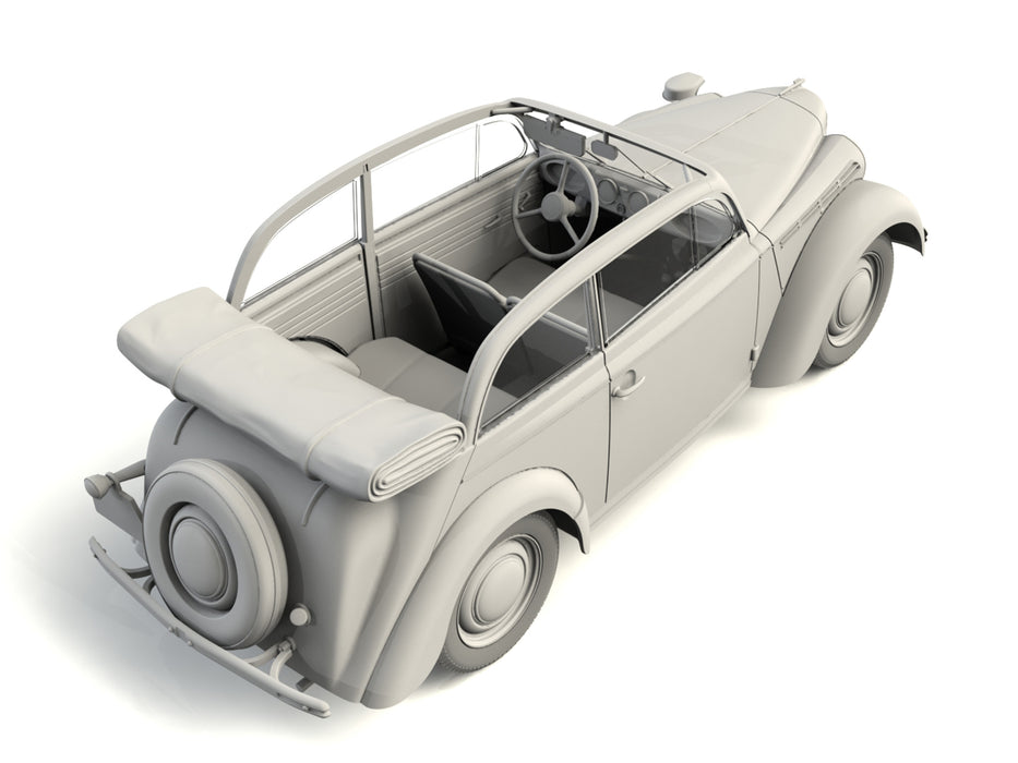 ICM Models 35483 1/35 Kadett K38 Cabriolimousine WWII German Staff Car Model Kit