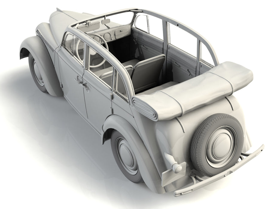ICM Models 35484 1/35 Moskvitch-401-420A Soviet Passenger Car Model Kit