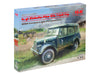 ICM Models 35582 1/35 Le.gl. Einheits-Pkw Kfz.1 Soft Top WWII German Light Personnel Car Model Kit