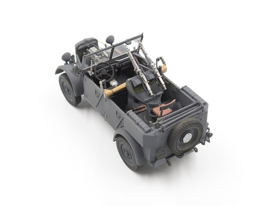 ICM Models 35584 1/35 Le.gl Einheitz-Pkw Kfz.4 WWII German Light Anti-Aircraft Vehicle Model Kit