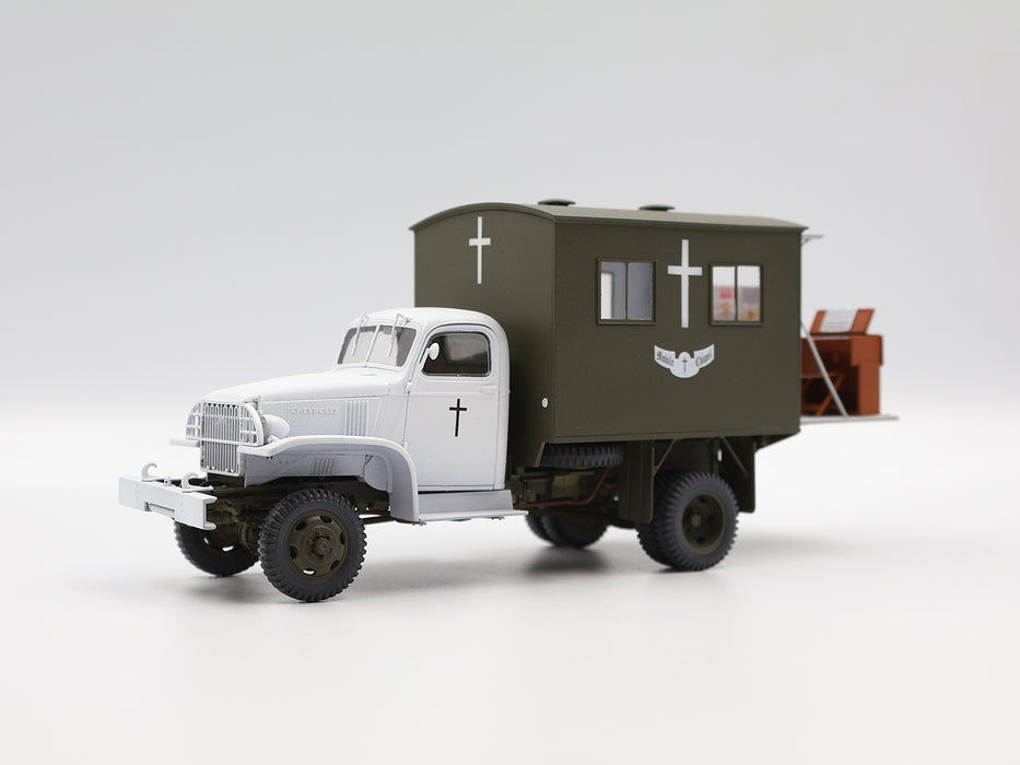 ICM Models 35586 1/35 WWII British Army Mobile Chapel Model Kit