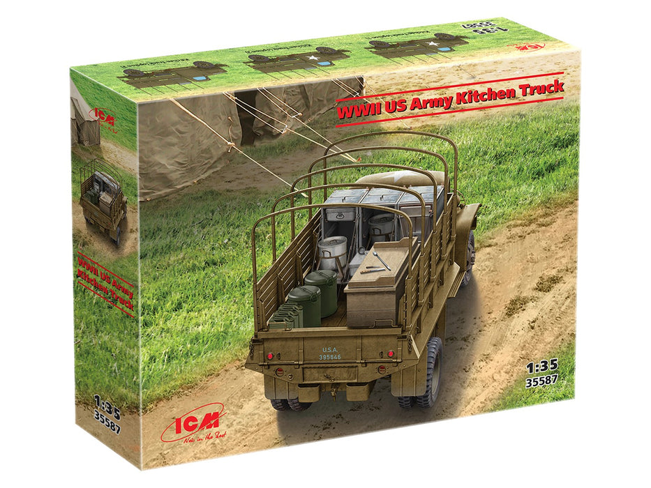 ICM Models 35587 1/35 WWII US Army GMC Kitchen Truck Model Kit