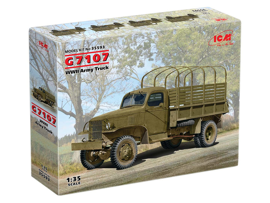 ICM Models 35593 1/35 G7107 WWII Army Truck Model Kit
