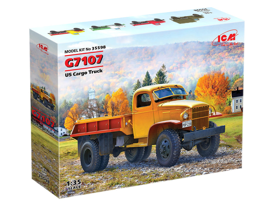 ICM Models 35598 1/35 G7107 U.S. Cargo Truck Model Kit