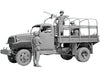 ICM Models 35599 1/35 WWII US Military Patrol (G7107 with MG M1919A4) Model Kit